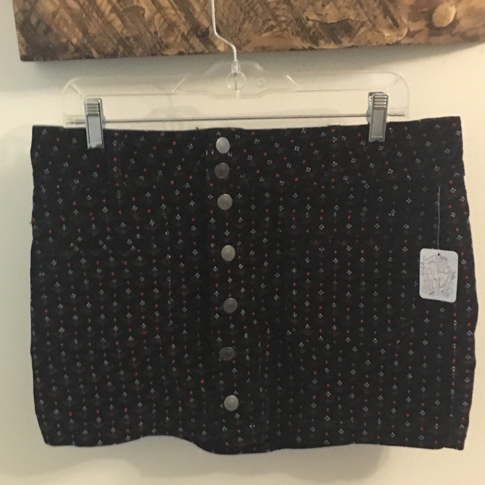 Cute Free People corduroy mini skirt